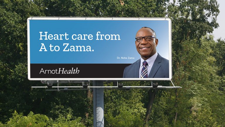 Arnot Health cardiac marketing outdoor