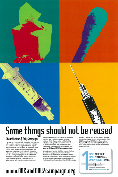 One and Only Campaign, Injection Safety